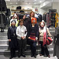 Project team visiting local woman entepreneur in Vaasa, Finland